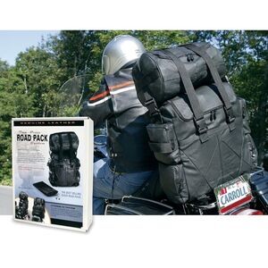 Milwaukee Road Pack Wholesale Slow Road Canvas Backpack with Cover,Duffle Black